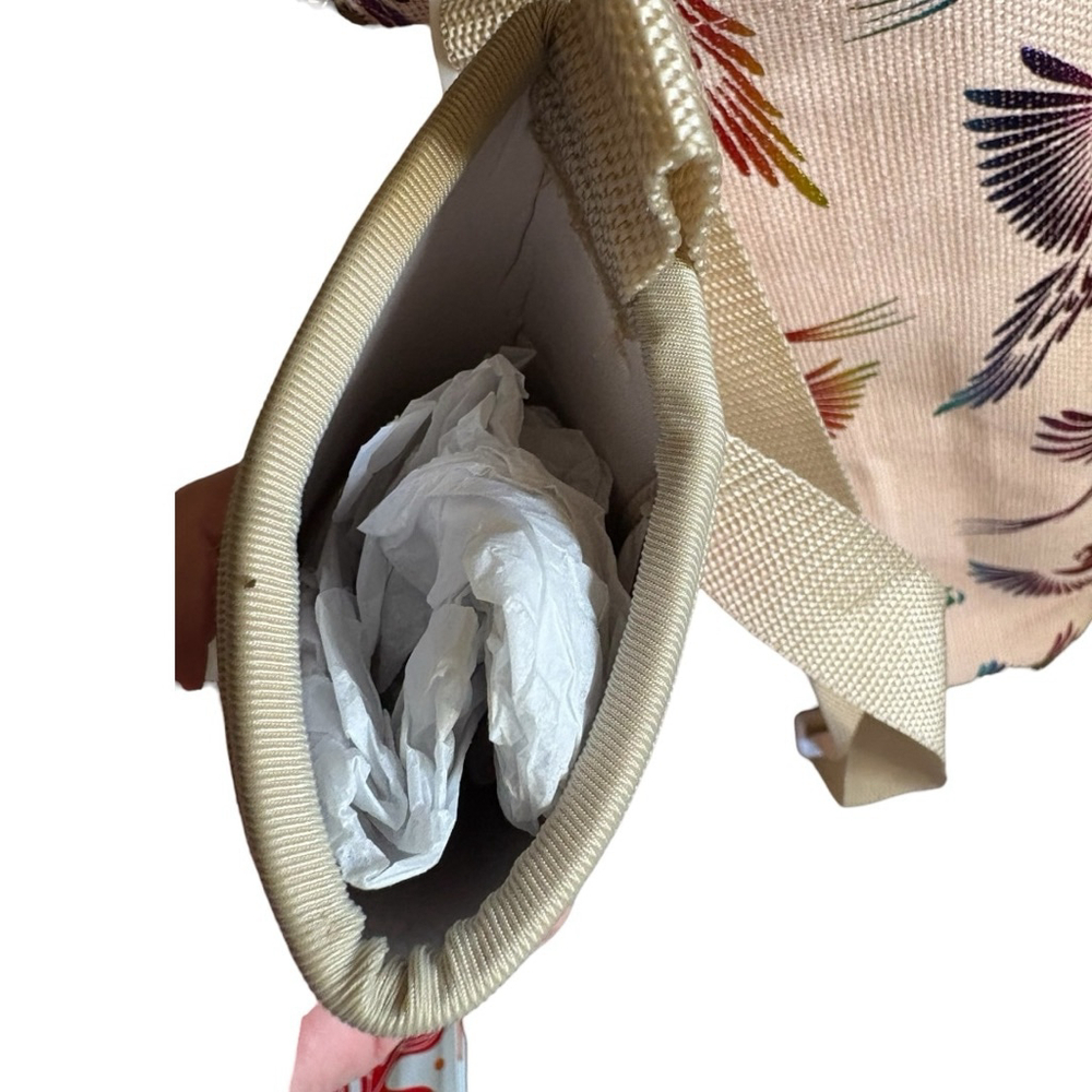 Natural Elements Beige Parrot Insulated Bag & Bottle Holder One Size - Picture 5 of 5